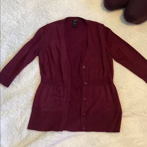Ann Taylor button up sweater/ cardigan